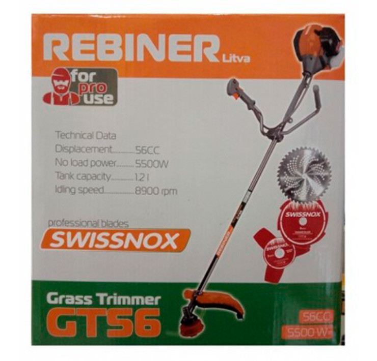 Бензокоса Rebiner GT56