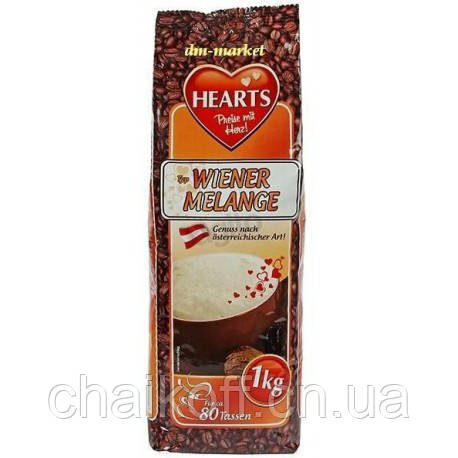 Капучино Hearts Wiener Melange Венський Меланж 1000 г (Німеччина)
