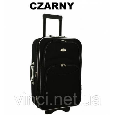 Чемодан дорожній RGL 773 малий , чорний Сумка на 5 колес РУЧНА КЛАДЬ 55х40х20, фото 1