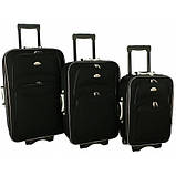 Чемодан дорожній RGL 773 малий , чорний Сумка на 5 колес РУЧНА КЛАДЬ 55х40х20, фото 7