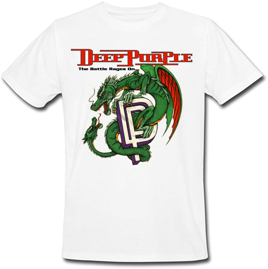 Футболка Deep Purple - The Battle Rages On (біла)