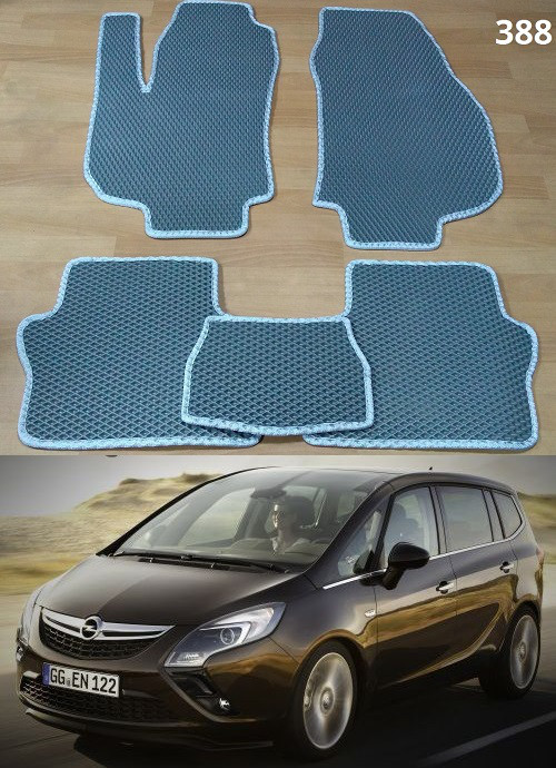 Килимки ЕВА в салон Opel Zafira B '05-11