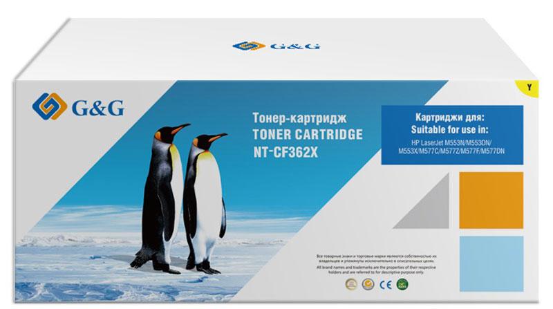 Картридж аналог CF362X (508X Yellow) для HP CLJ M552/ M553/ M577 (G&G NT-CF362X)