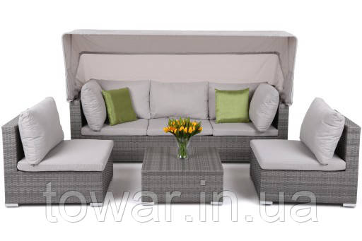  Комплект садових меблів VIGO GREY/LIGHT GRAY VACATION