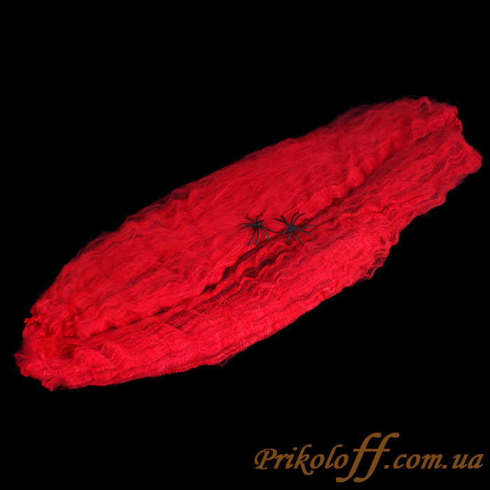 Павутина з павуками, КРАСНА павутина, фото 1