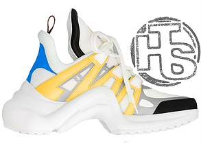 Жіночі кросівки Louis Vuitton LV Archlight Sneaker White/Yellow 1A43KL