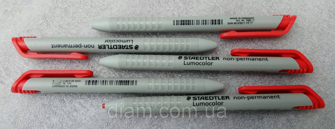 Олівець для Грифеля стрижня 3 STAEDTLER Lumocolor non-permanent omnichrom 768N для малювання на камені, склі