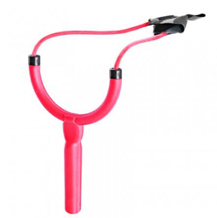 Рогатка для закидання ПРИКОРМКИ, БОЙЛОВ, ЧЕРВОНА, фото 1