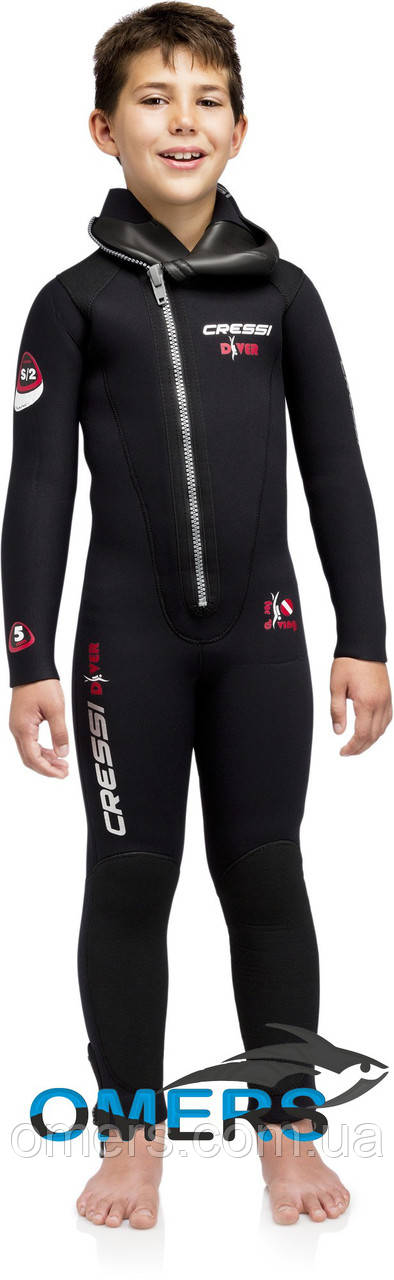 Гідрокостюм Cressi DIVER JUNIOR 5 мм для дайвінгу