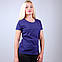 Темно-синя жіноча футболка (Комфорт), фото 3