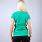 Зелена жіноча футболка (Комфорт), фото 3