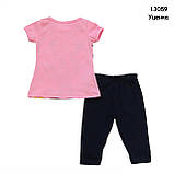 Уцінка - Літній костюм Minnie Mouse для дівчинки. Маломірить. 3 роки, фото 3