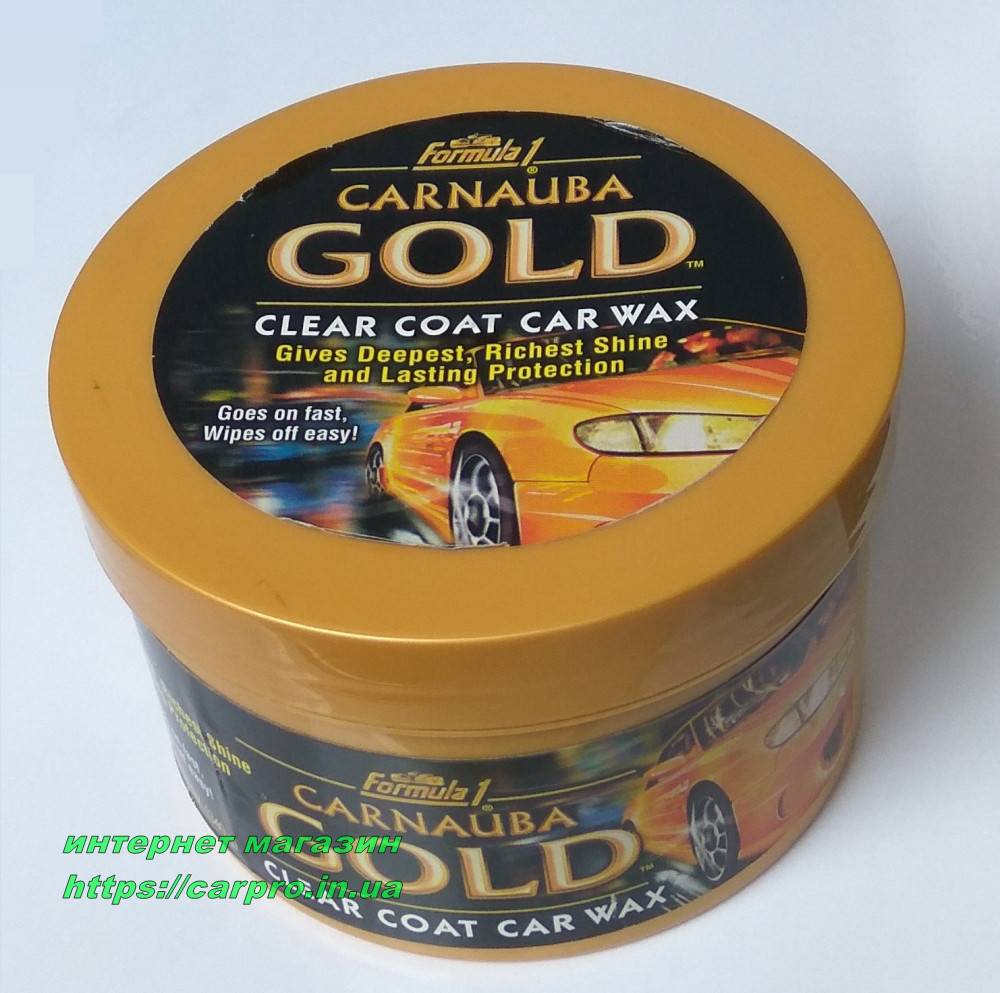 Поліроль кузова з воском Карнауба Formula1 — серія GOLD