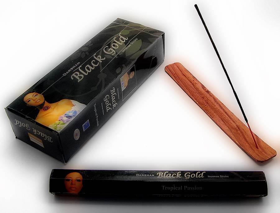 Black gold (нафта) , (DARSHAN), Пахощі, аромапалички, шестигранник