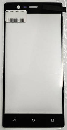 Корпусне скло на Nokia 3 dual sim чорне, фото 2