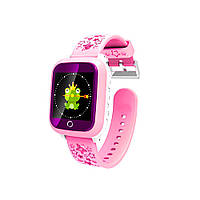 Детские умные часы SUNROZ DS28 смарт-часы с GPS 3G 1.44"" Розовый (SUN0607)