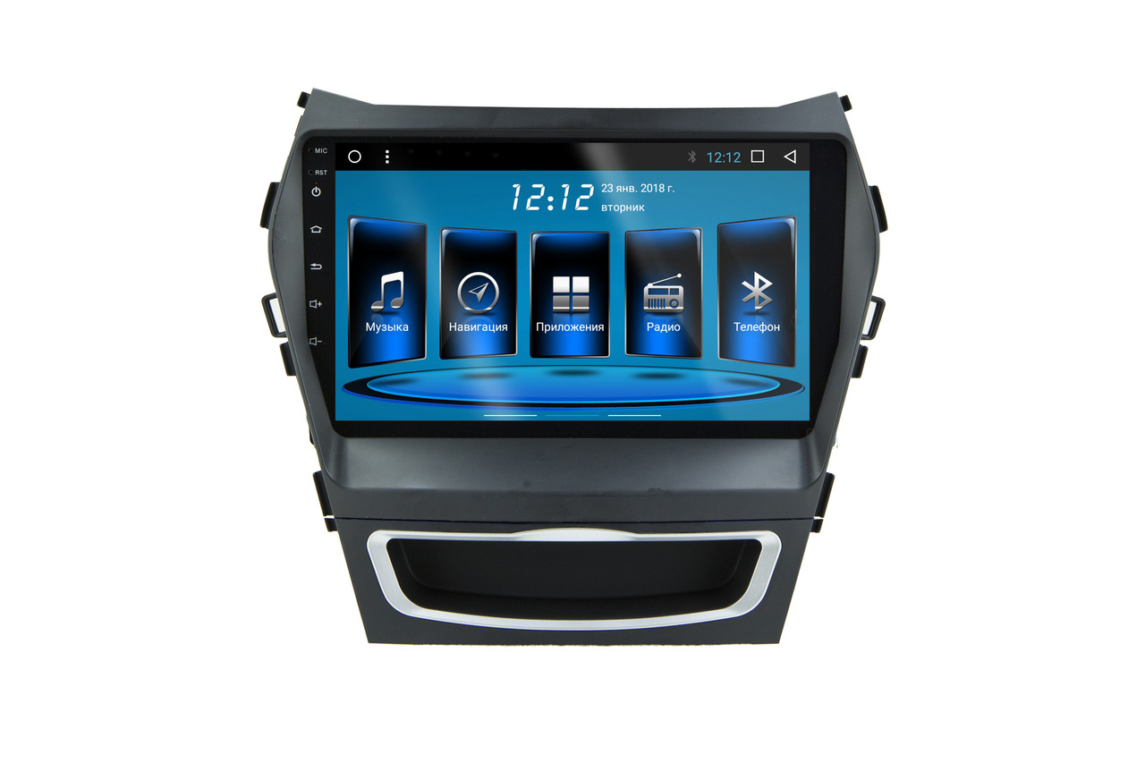 Штатное головное устройство Hyundai iX45/SantaFe 2012+ на Android 7.1, EasyGo A410 - фото 1 - id-p705057260