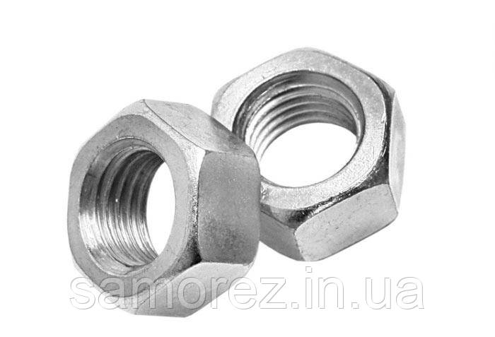 Гайка шестигранна М10, оцинкована DIN 934 (200шт.), фото 1