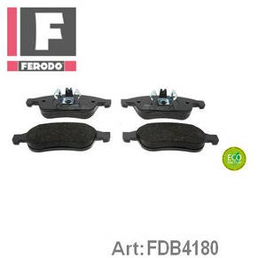 Комплект передніх гальмівних колодок Рено Меган 3, Рено Флюенс/FERODO FDB4180, фото 3