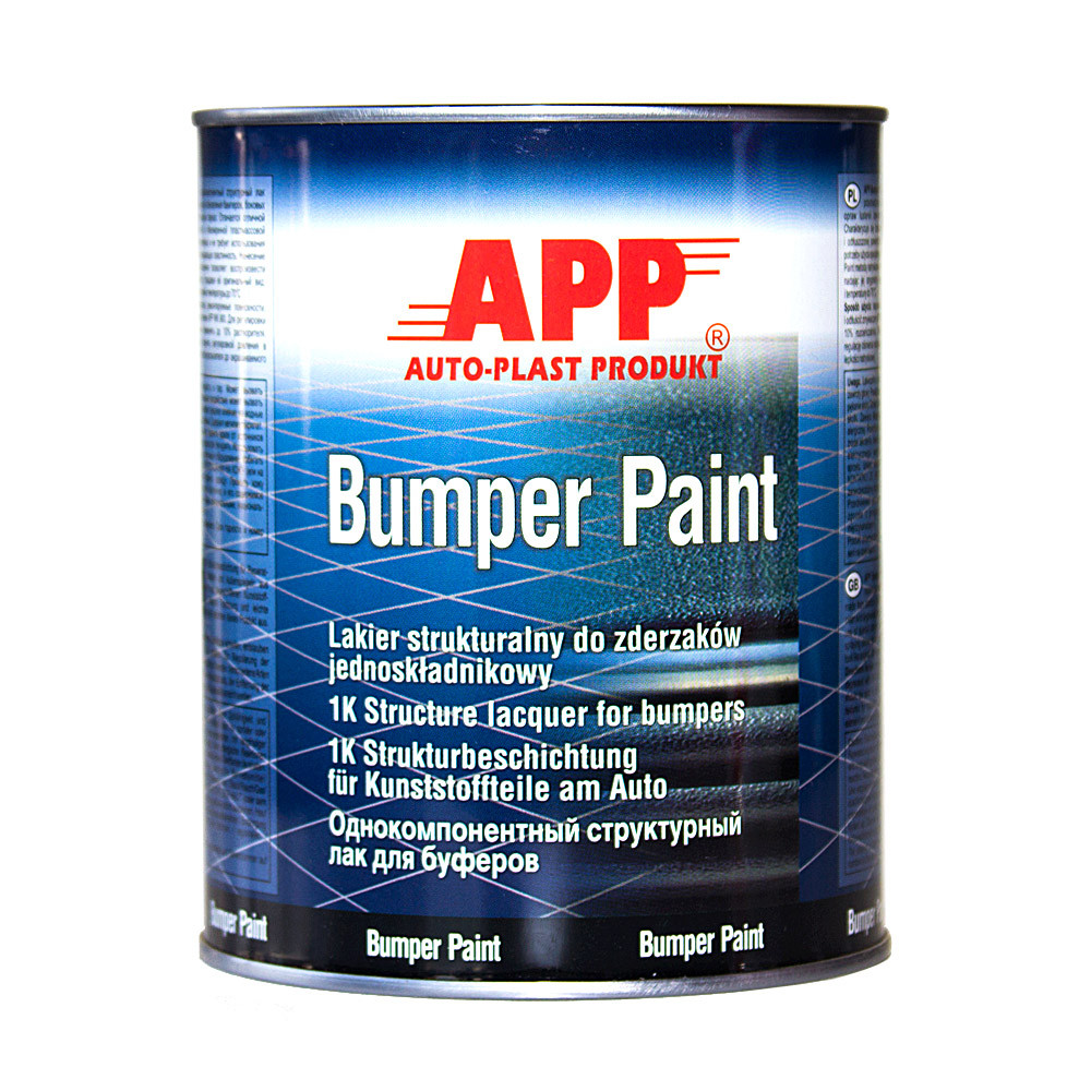 Купити Структурна фарба для бамперів сіра APP BUMPER PAINT 1л, в