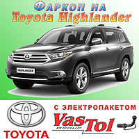 Фаркоп Toyota Highlander (причепне Тойота Хайлендер)