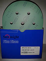 Абразивные диски Sunmight FILM на основе синтетической пленки диаметр 150мм зерно P1200