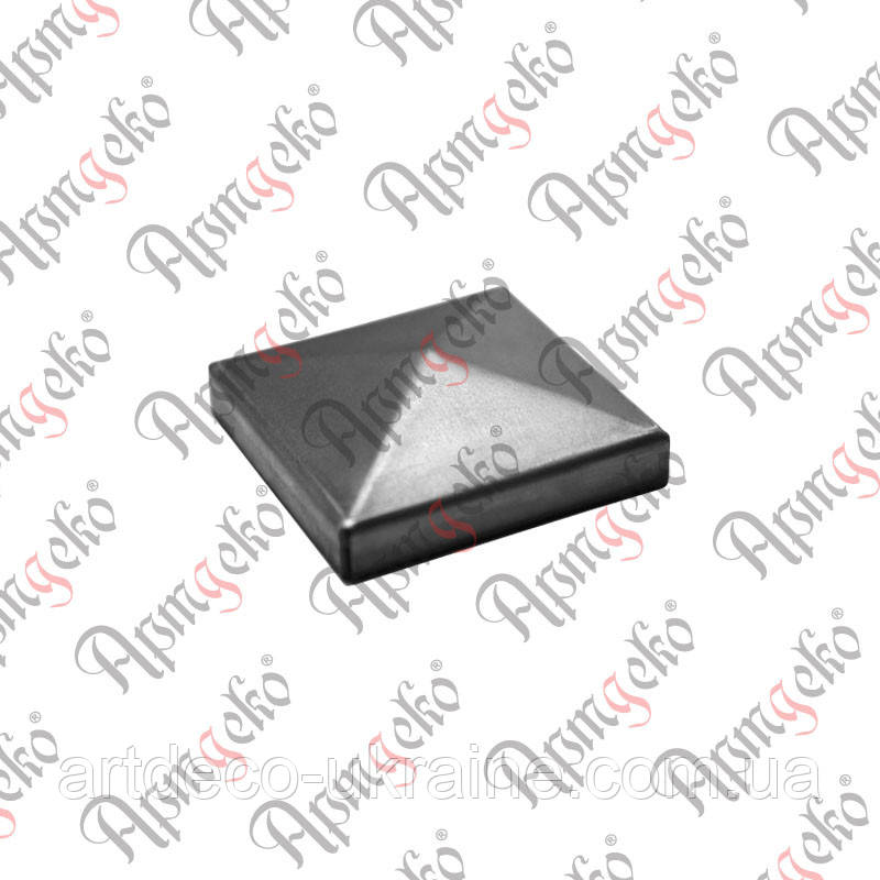 Кришка металева, Ковпак на стовп 60х60х1,2 Арт. 62.006, фото 1