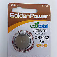 Дискова батарейка GOLDEN POWER Cell Lithium 3V CR2032