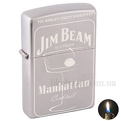 Запальничка Zippo 205 Satin Chrome Матовий хром 205501