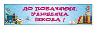Баннер "До свидание любимая школа!"
