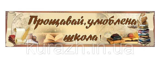Баннер "До побачення улюблена школа!", фото 1