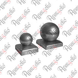 Кришка, Ковпак на стовп 50х50 куля 40 Арт. 62.005.04N