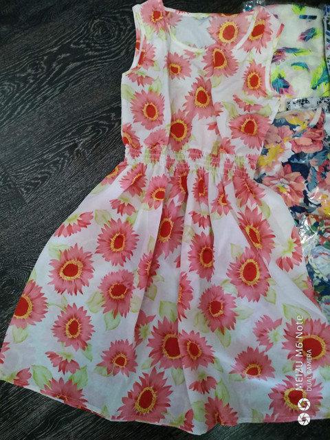 Платье сарафан летнее Розовые герберы Liva Girl - фото 3 - id-p705140929
