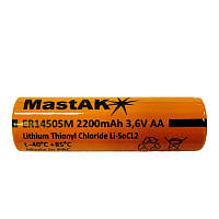 Батарейка MastAK 3,6 V AA 2200mAh ER14505M (Li-ion)