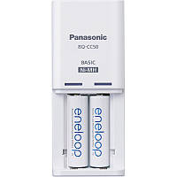 Зарядний пристрій Panasonic Eneloop BQ-CC50 Compact Charger + 2АА акумулятора Panasonic Eneloop 1900 mAh