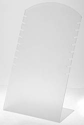 Стійка "Під ланцюжка білий пластик 30 х 16,5 см"