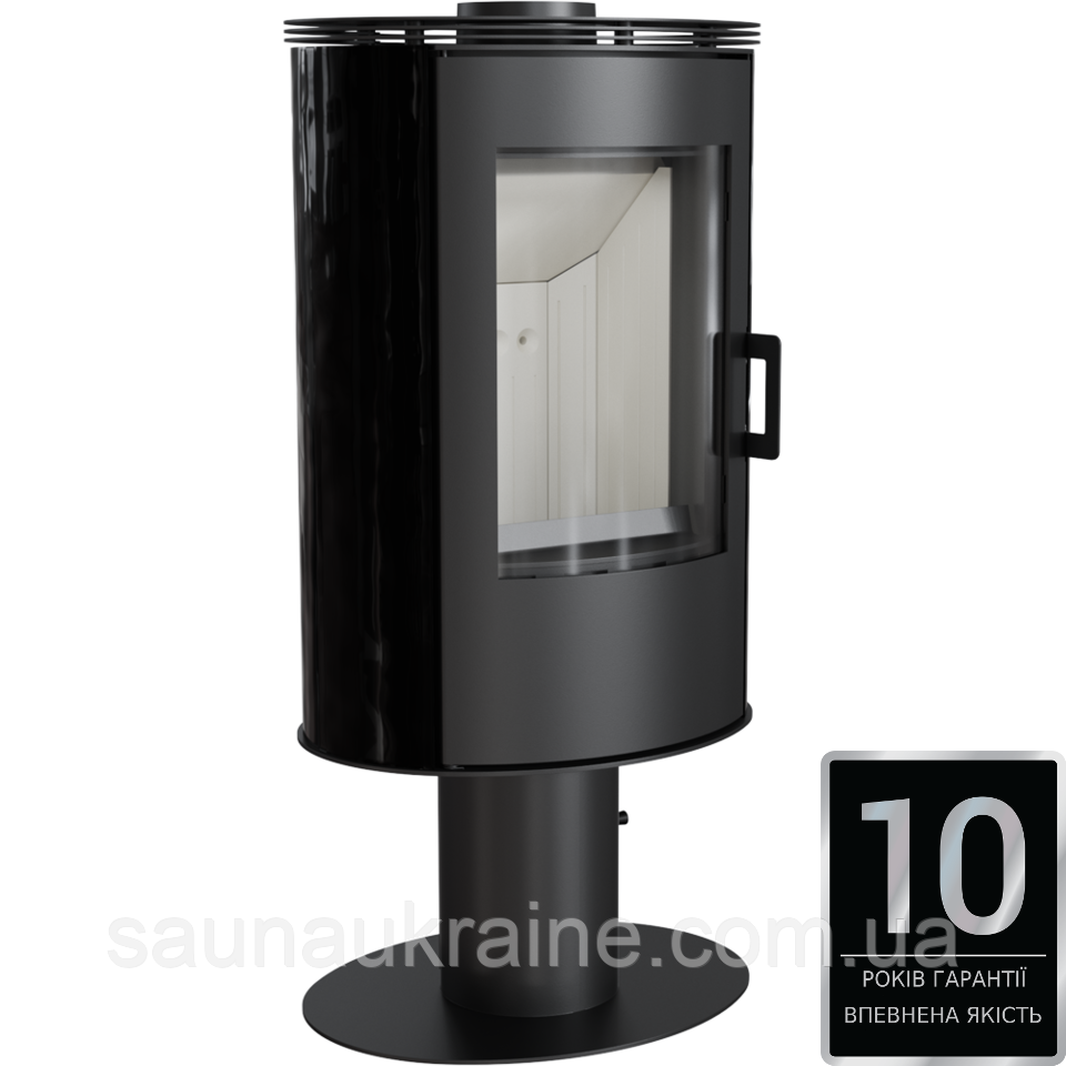 Печь Koza AB S/N/O Кафель Черный — Купить Недорого на Bigl.ua (705137533)