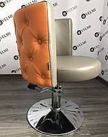 Парикмахерское кресло Queen гидравлика, диск