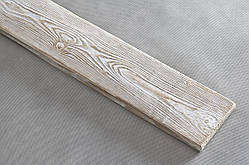 Дошка-панель декоративна поліуретанова Decostar, модерн, патина бежева, переріз 13х3 см, довжина 2.6 м