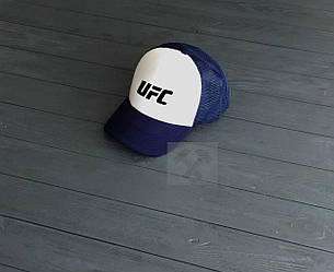 Спортивна кепка UFC, ЮФС, тракер, річна кепка, чоловіча, жіноча, синього і білого кольору,