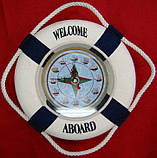 Годинник настінний морський Рятувальний круг, фото 2
