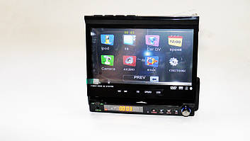 1din DA-766 7"Экран+DVD+USB+TV+Bluetooth