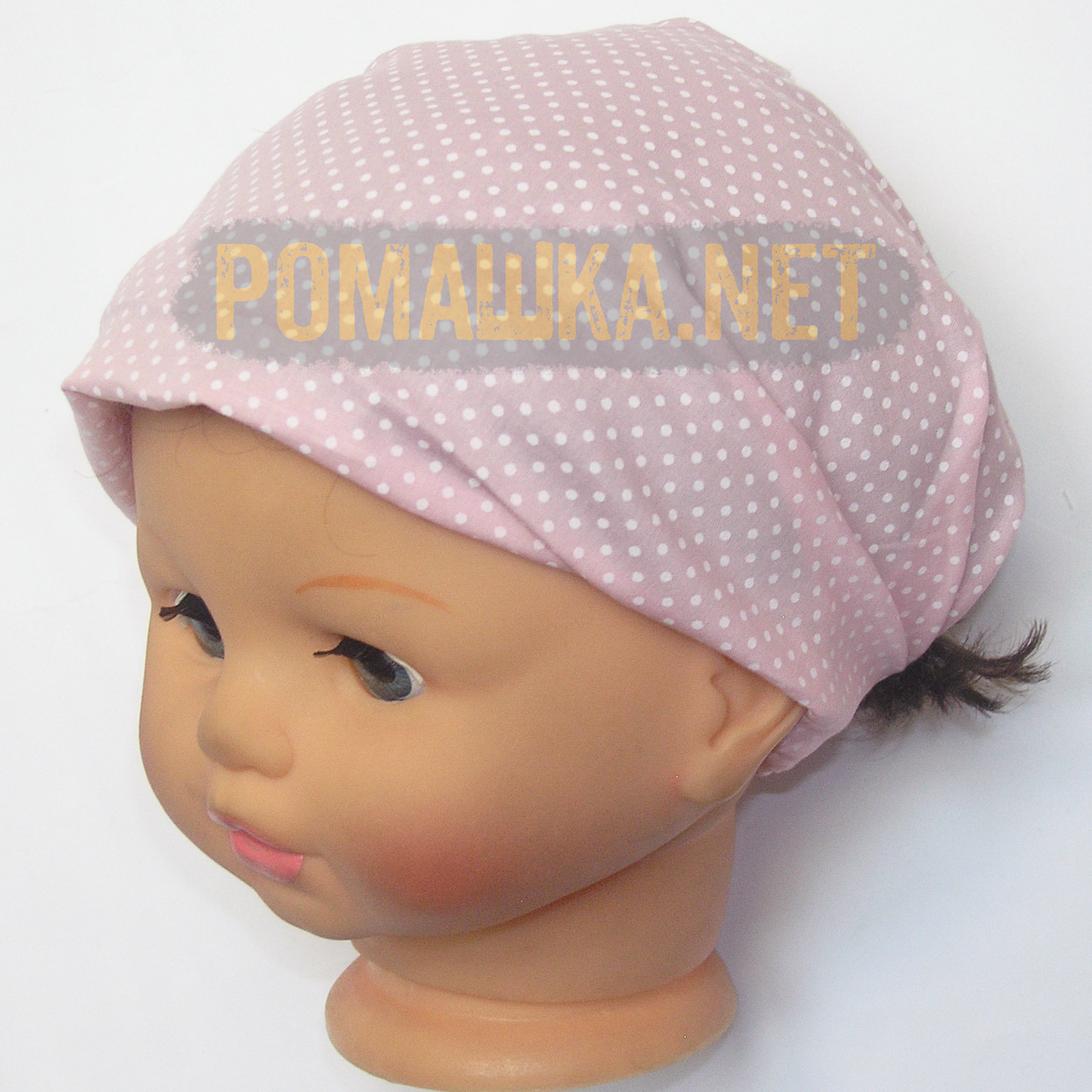 Дитяча косинка на гумці для дівчинки р. 48-50 ТМ Ромашка 4086 Рожевий 50