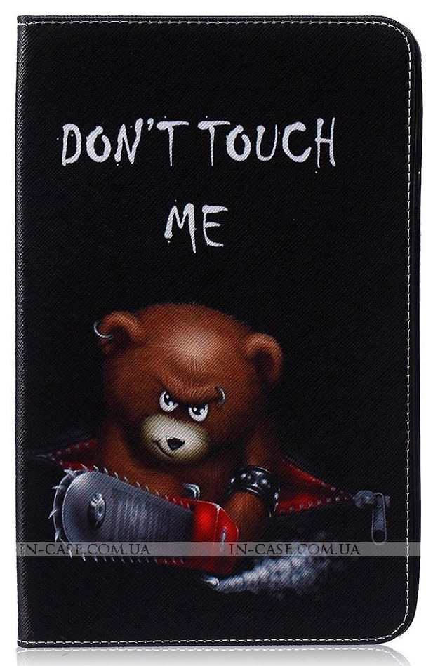 Чехол Classy Printed Stand для Samsung Galaxy Tab E 9.6 SM-T560, T561 Angry Bear