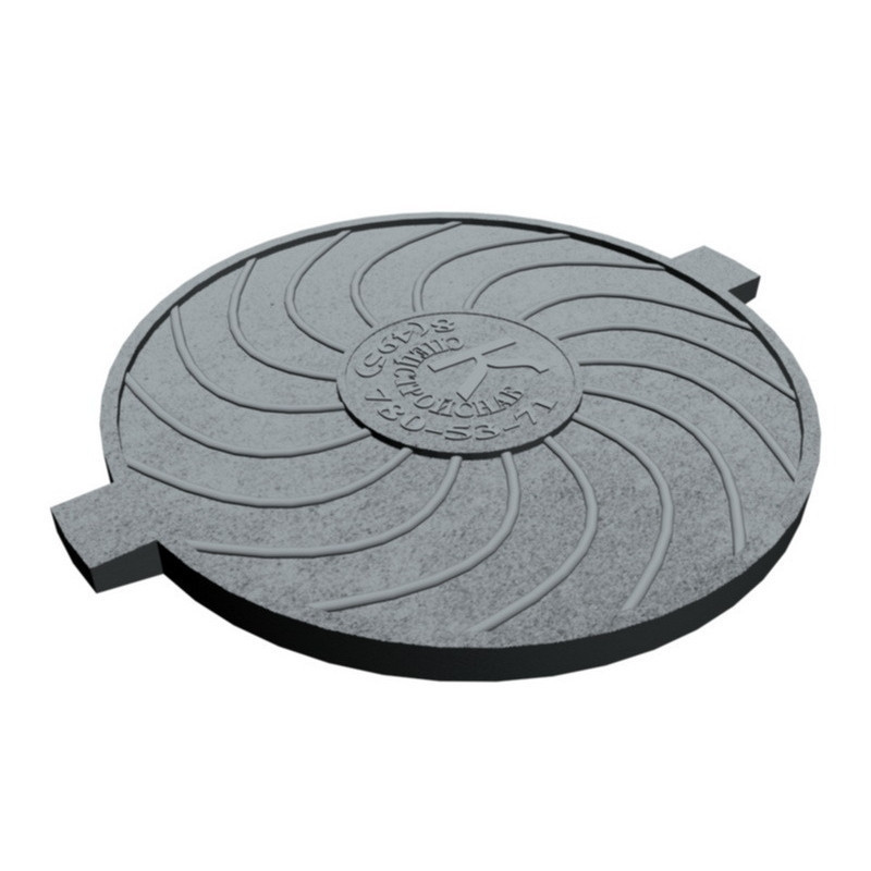 Кришка чавунна люка кан. типу "В"