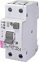Диффер. автоматичний викл. KZS-2M2p EDI C 10/0,03 тип A (10kA) (нижн. підключ.)