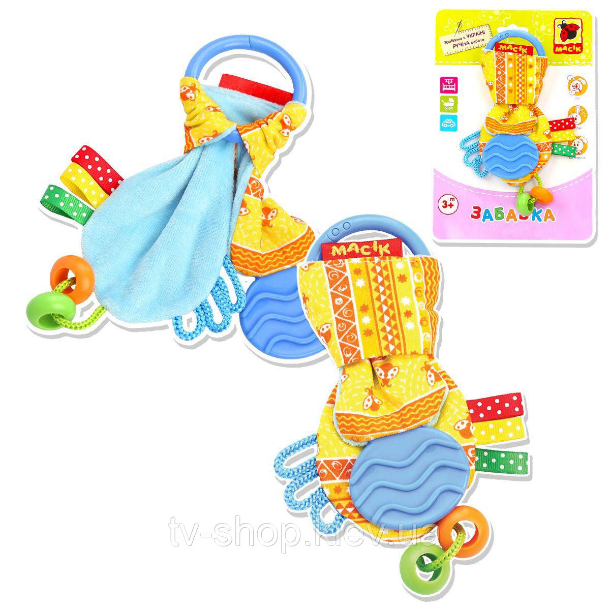 Іграшка Мапік вушка рожеві з прорізувачем, фото 1