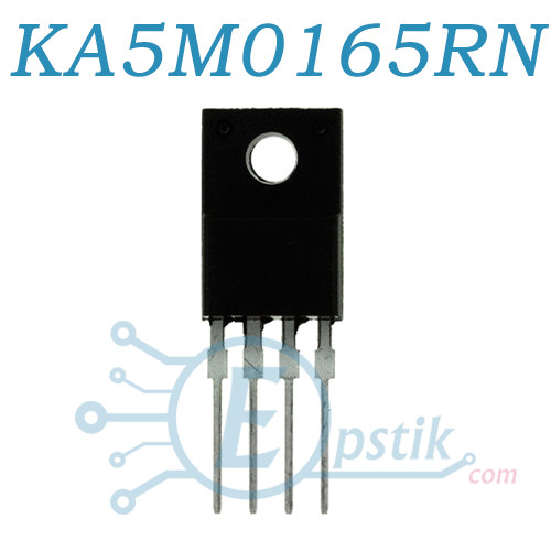 KA5M0165RN, ШІМ контролер, 650 В, 10 Вт, 67 кГц, TO220F-4L