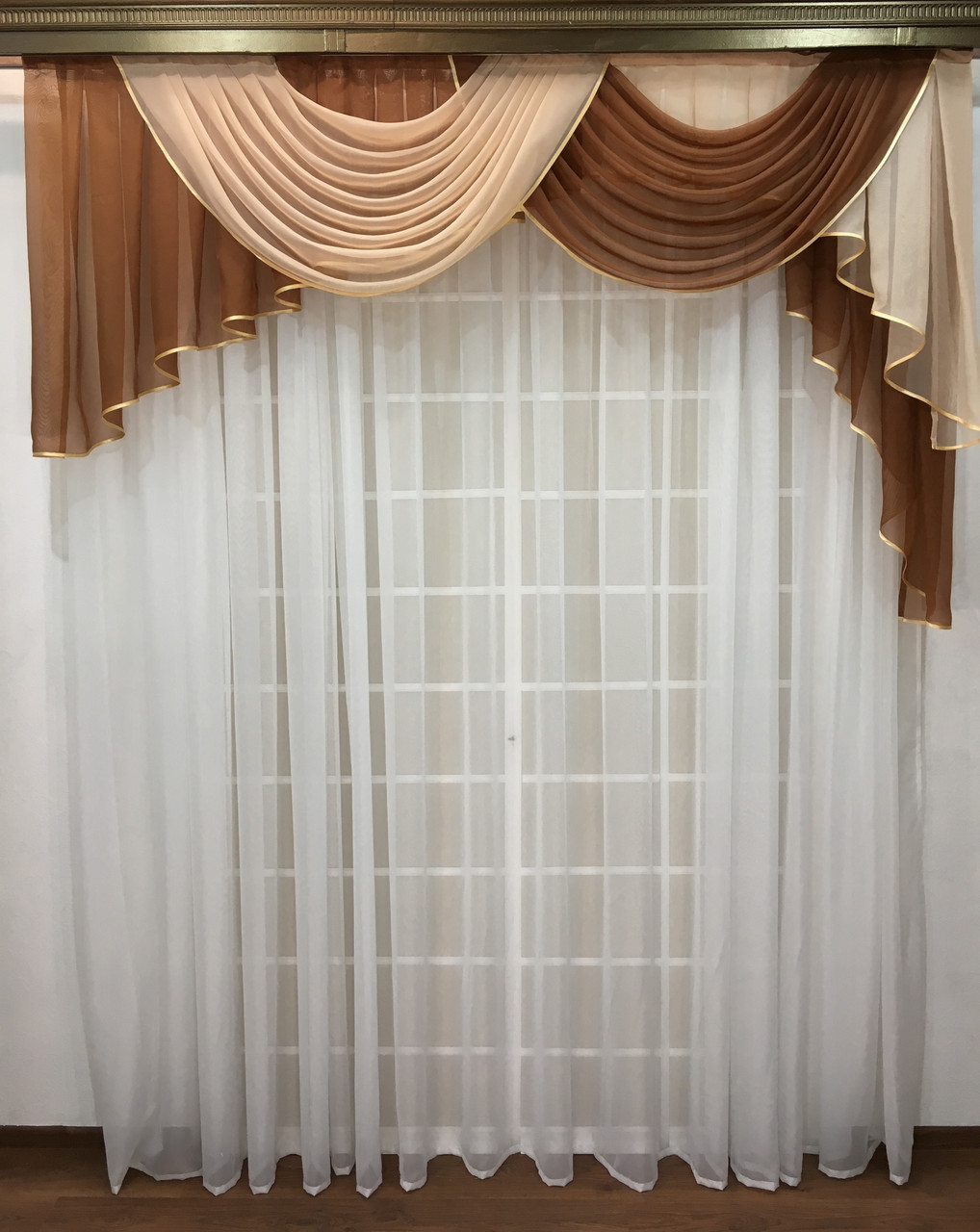 Готовий ламбрекен "Кайлі" No1