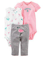 Набір — трійка для дівчинки Carters, 9 міс!